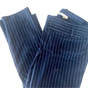 Alice + Olivia Pinstripe Slim Trouser